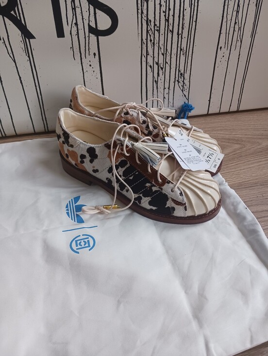 adidas Originals Other - NWT Adidas Originals Dress Shoes Clot By Edison, Dyed Cow Fur, Size Men 6.5
